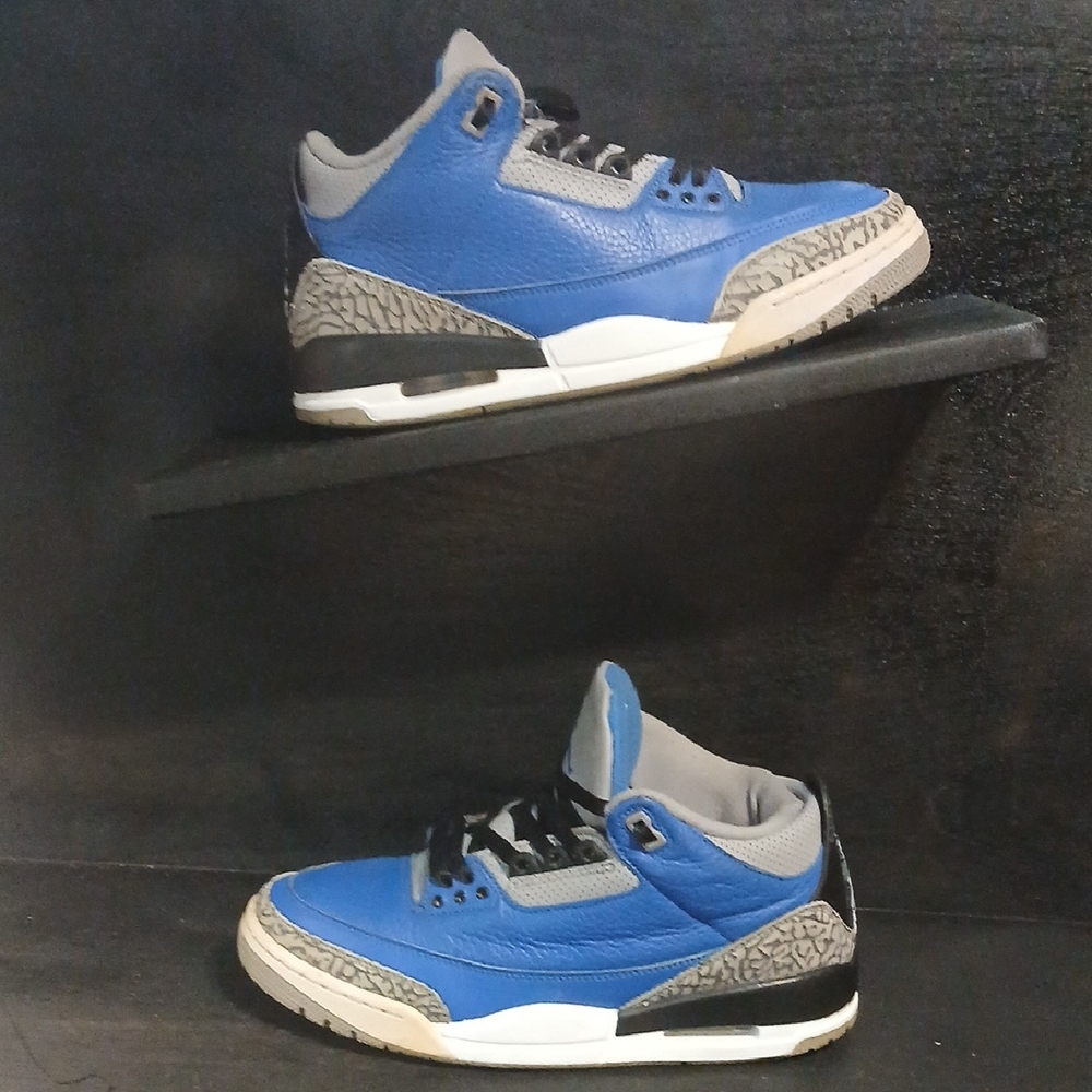 Nike Air Jordan 3 Retro (VARSITY ROYAL) Mens Size-8.5 100% AUTHENTIC!